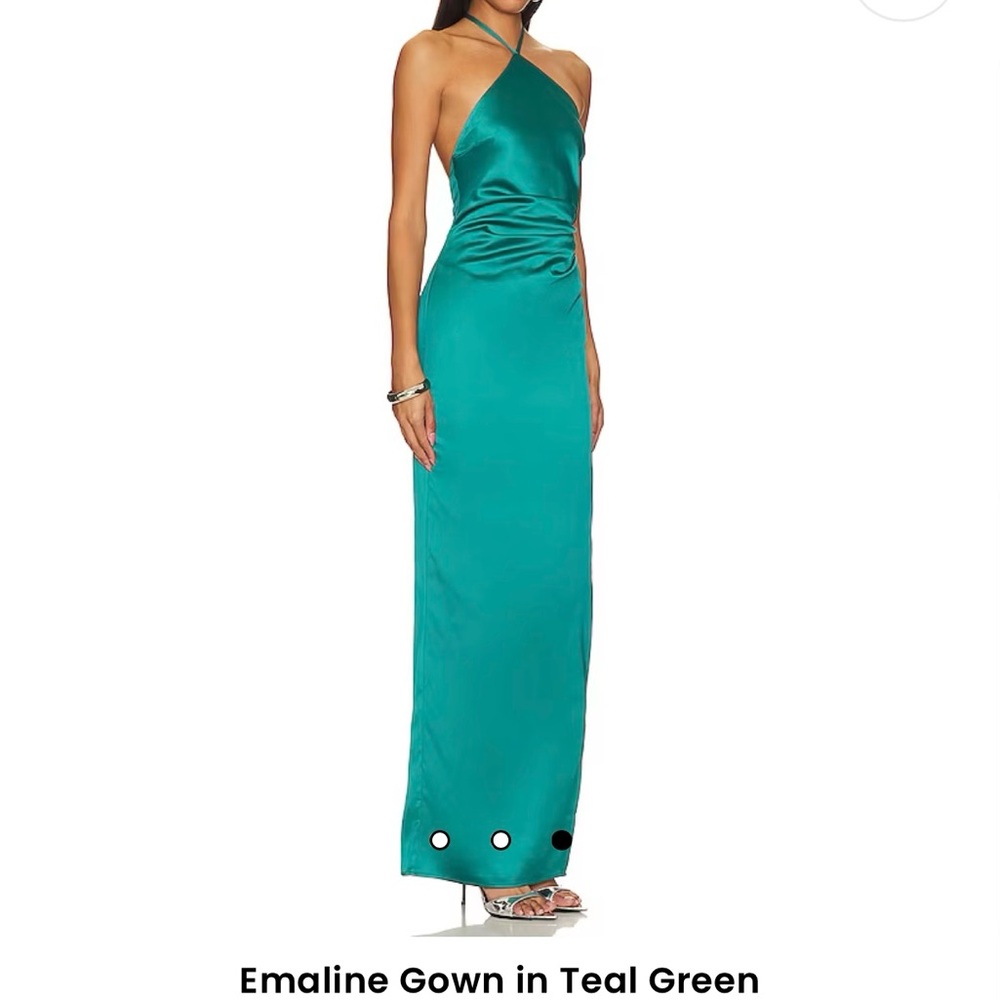 Revolve Emaline Gown in Teal Green small NWT
